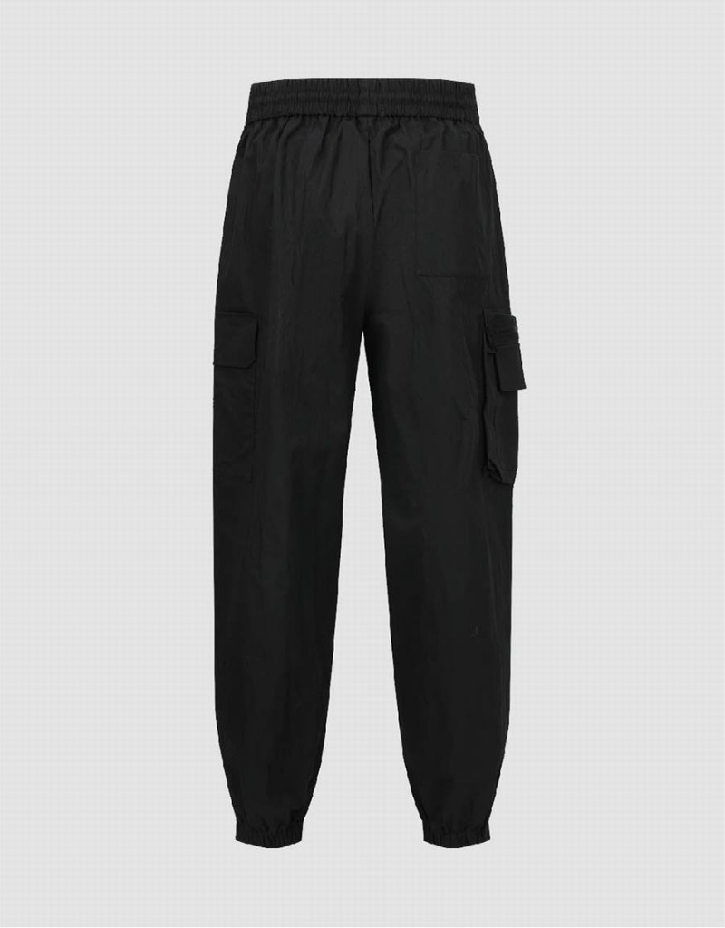 Urban Revivo Elastic Belli Jogger Erkek Pantolon Siyah | JXG2932AO