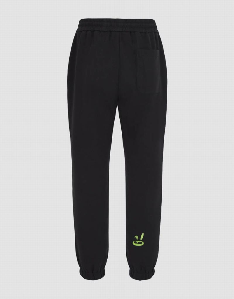 Urban Revivo Elastic Belli Jogger Erkek Pantolon Siyah | BCV24EO