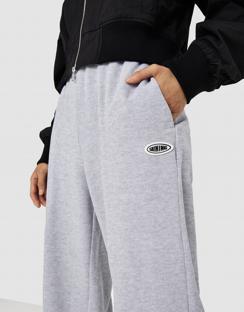 Urban Revivo Elastic Belli Jogger Kadın Pantolon Gri | XKT4977WZ