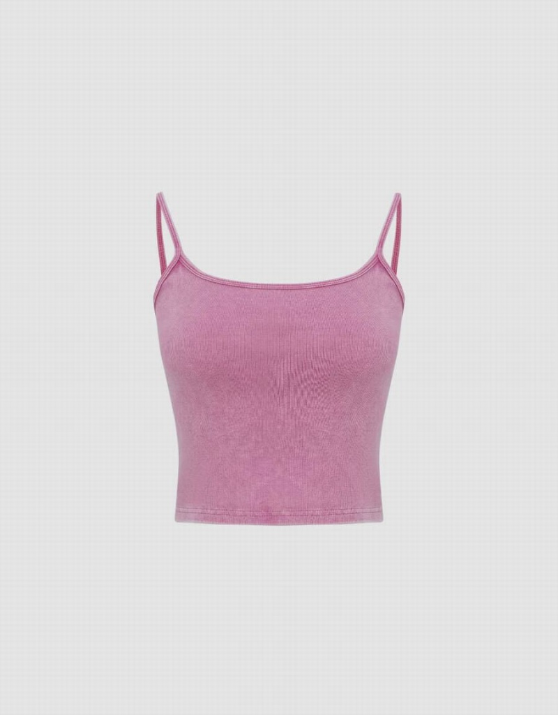 Urban Revivo U Neck Sıska Kadın Bandeau Sütyen Pembe | RBX560YG